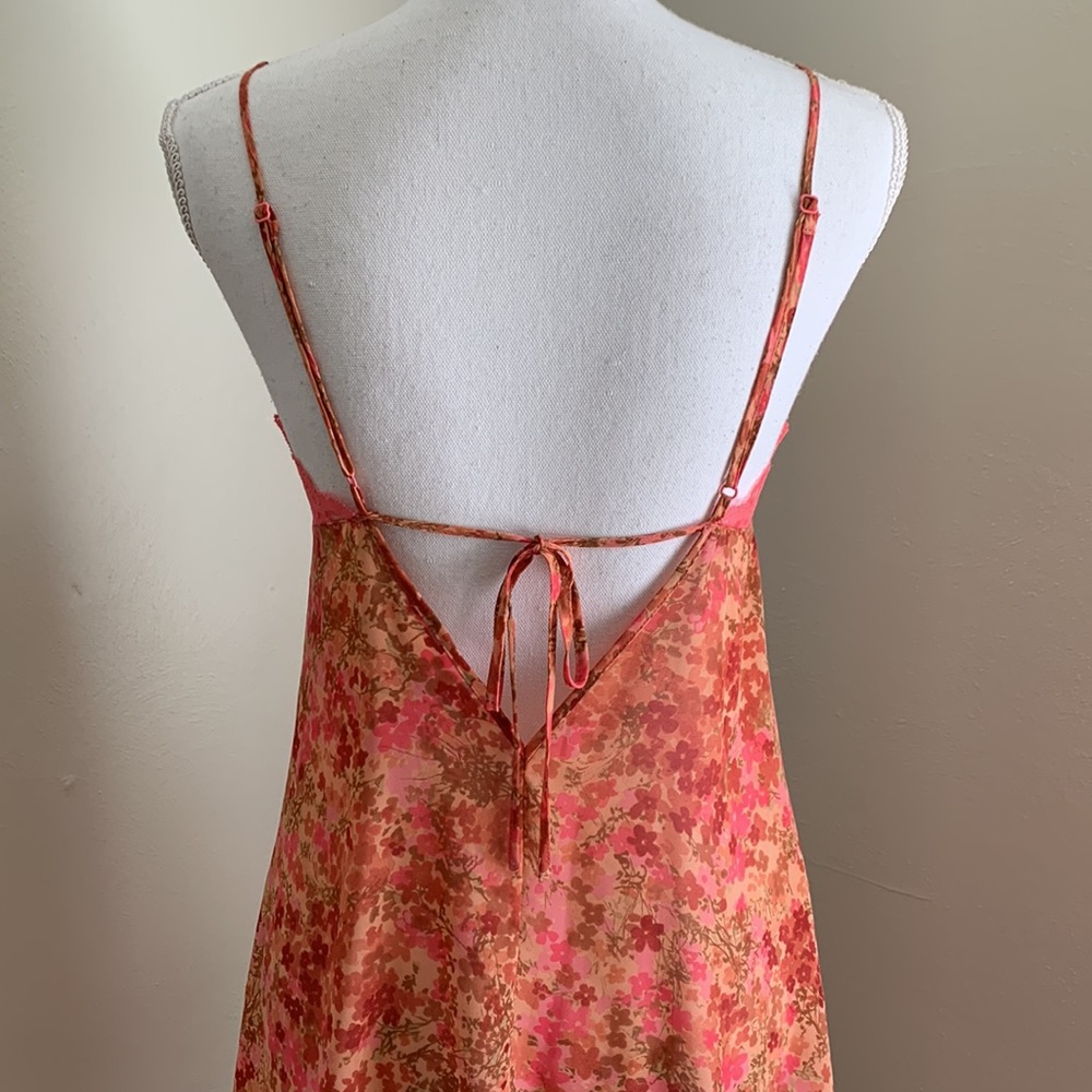 VTG Y2K VICTORIA'S SECRET Floral Lace Slip Dress - Picture 7 of 15